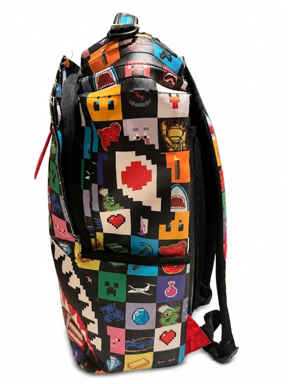 Sprayground x Minecraft Shark Backpack Rare Limited Edition Used